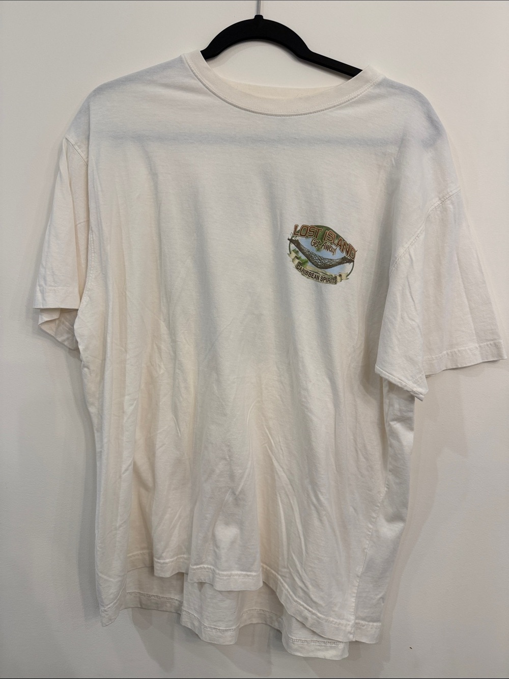 Men's White Short-Sleeve Graphic Tee - Coastal Fish Logo - Caribbean Spirits